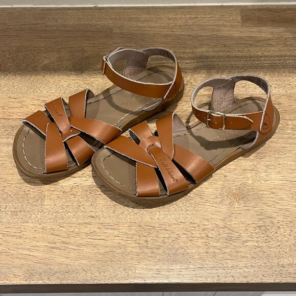 The Original Salt Water Hook & Loop, Tan Brown, Kids Size 3 - Picture 4 of 5